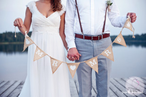 dekoracje ślubne - sesja plenerowa