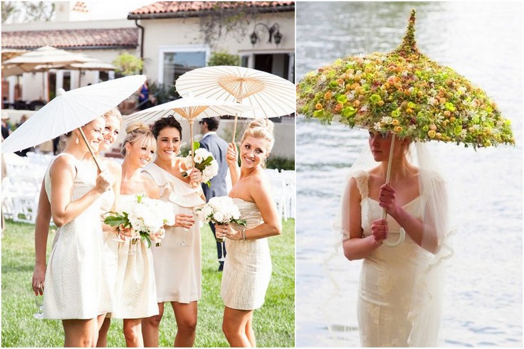 parasol na ślub