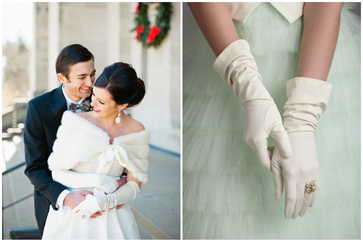 Rękawiczki ślubne